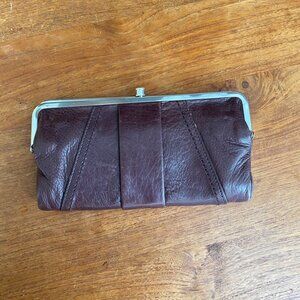 Vintage HOBO Lauren Wallet Clutch Pleated Leather